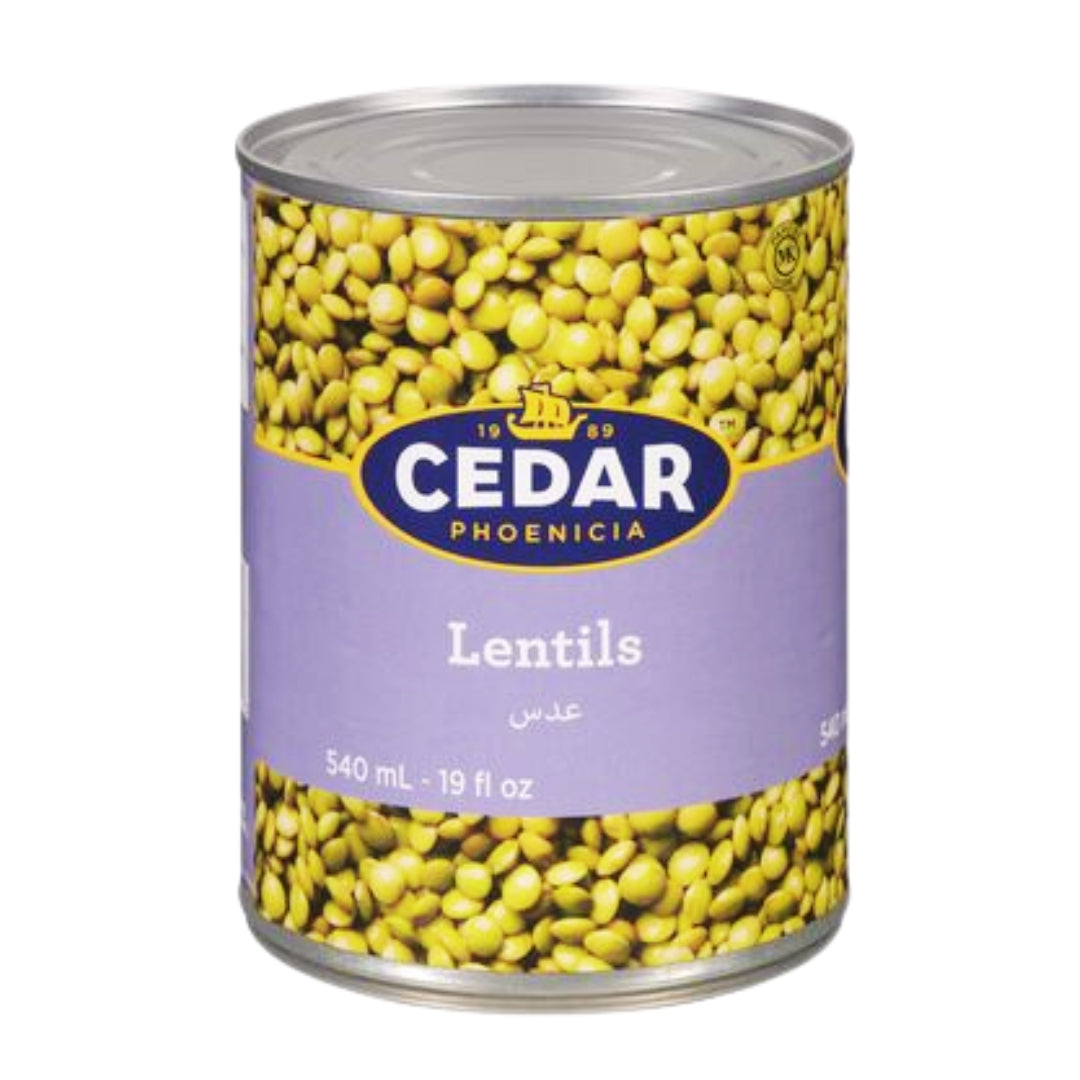 Cedar | Green Lentils Canned (540 ml)